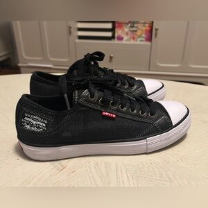 Levi's Black and White Men's Sneakers